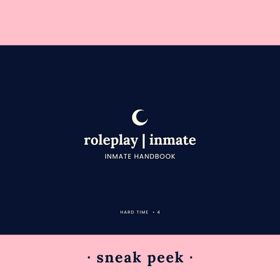 Sneak peek of front of roleplay | inmate card from Hard Time set